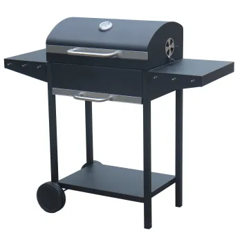 Customized mobile barbecue car with wheels outdoor large simple barbecue trolley