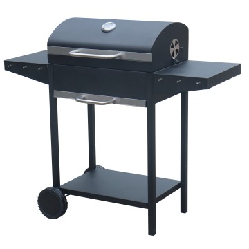 Customized mobile barbecue car with wheels outdoor large simple barbecue trolley