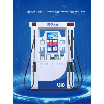 Three Product Fuel Dispensers Featuring T9 with Six Hoses