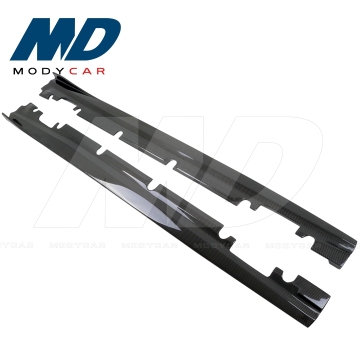 Carbon Fiber Side Skirt Extension for 2013-2015 Mercedes-Benz A-Class W176 A250 A260 AMG A45 by Revozport