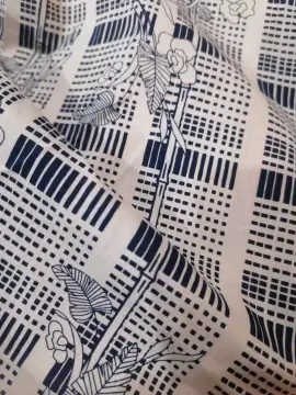 60S High density cotton poplin printed fabric for man