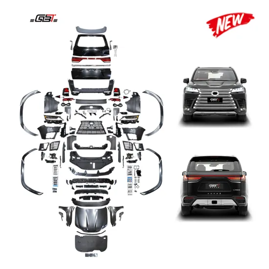 2024 GBT New Arrival LX570 to LX600 Exterior Bumper, Headlight, and Taillight Accessories for 2008-2015 Lexus 570 Upgrade