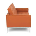 Florence Knoll Replica Leder Liebesflockensofa