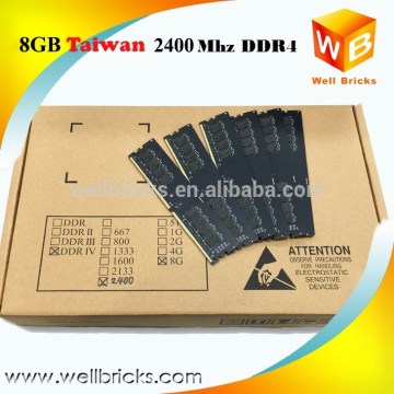 Taiwan High Quality 2400mhz 1.2V DDR4 8GB Gaming Ram for PC