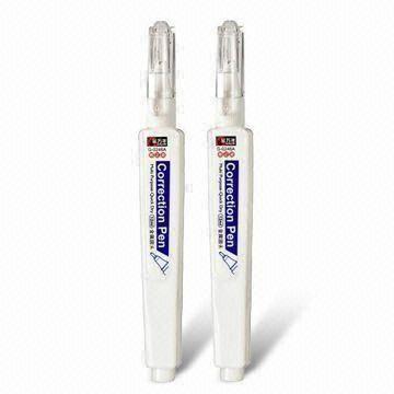 Correction Pen with 4mL Volume and Metal Tip, Easy to Correct, Nontoxic