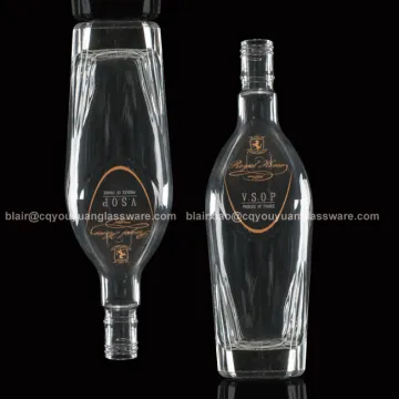 Unique Fancy Cognac 70CL Glass Bottle 700ml Beverage