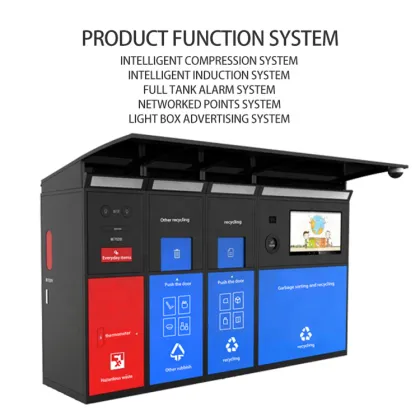 Intelligent four-category trash bin large trash can Outdoor environmental protection Intelligent sorting bin