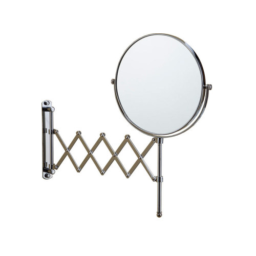 FUAO Espelho de maquilhagem de parede redondo dobrável