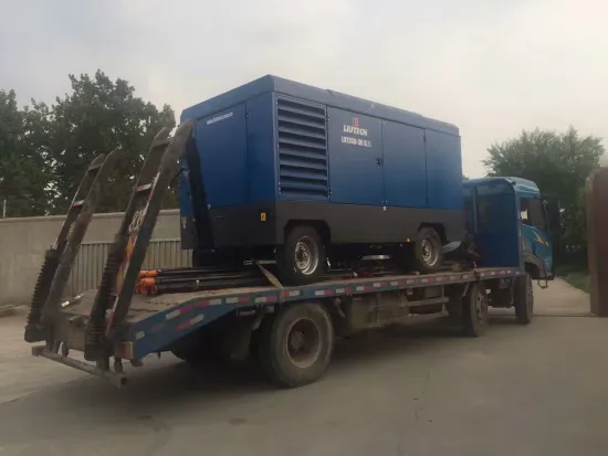 Trailer/Skid Mounted Diesel Portable 30bar Air Compressor for Water Well Drilling Rig