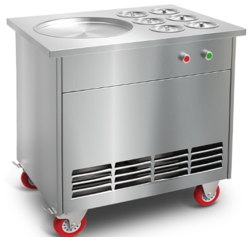 Commercial Stainless Steel Frozen Yogurt Roll Ice Cream Machine - Hot Sale