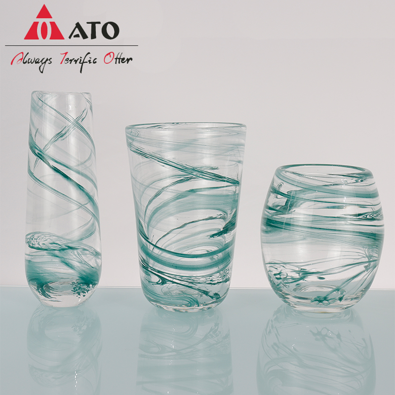 ATO confetti rock design glasses drinking glass set