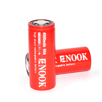 INOCK 26650 4500 mAh Batteria ad alta capacità di litio ricaricabile