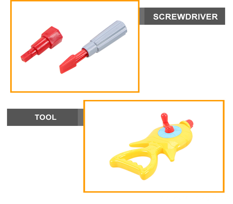 Plastic toy tool set1