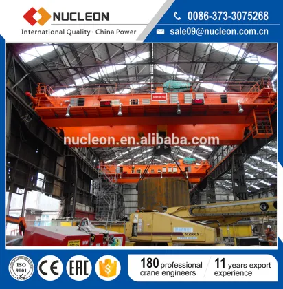 Construction Cranes Nucleon Trolley Lifting Bridge Crane 50t