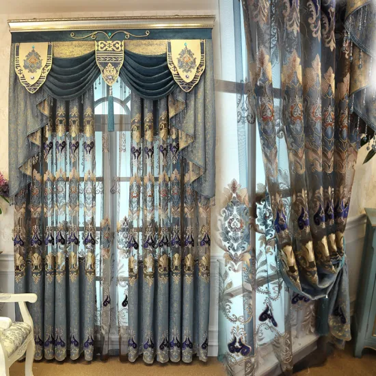 High-Quality Luxury Embroidered Curtains: Adorning Your Living Room and Bedroom