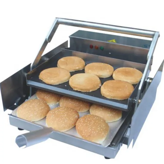 Automatic Burger Bun Hamburger Grill Baking Machine for Fast Food Restaurants