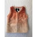 Junior's Baby's Fake Fur Vest  For Girls