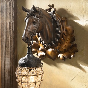 Horse Head Light Resin Wall Lamp from Zhongshan Factory (Jiaxing Trepower Co Ltd)