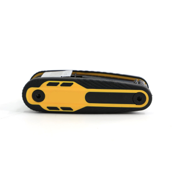 8-Piece Folding Metric Hex Key Set: Portable CRV Allen Wrench Keys