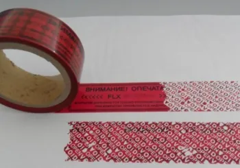 Tamper evident sticker