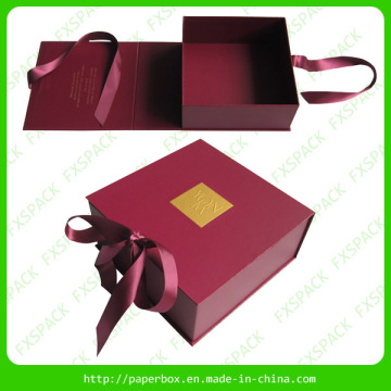 Gift Box/Paper Box/Foldable Gift Packaging Box /Cardboard Folding Jewelry Box (FXS-001)