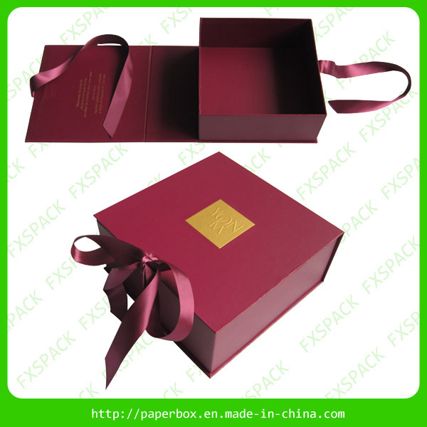 Gift Box/Paper Box/Foldable Gift Packaging Box /Cardboard Folding Jewelry Box (FXS-001)