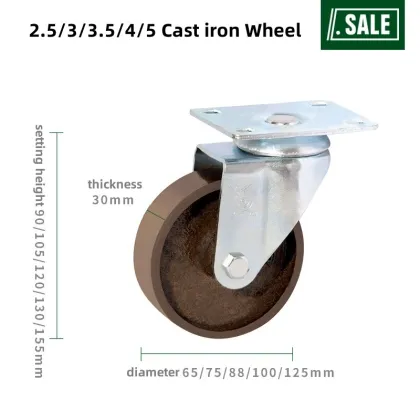 Universal Brake Wheel Industrial Casters