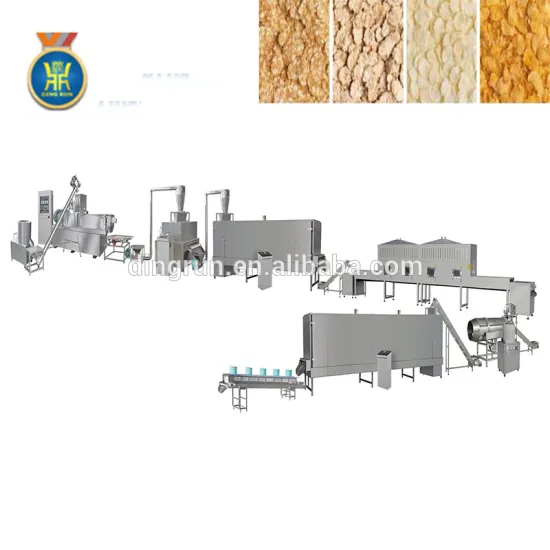 Hot sale high quality electric corn flakes machinery