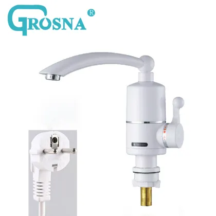 Grosna Faucet Direct Sale: Electric Hot Water Faucet for Bathroom Basin