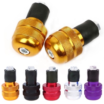 Universal Moto Handle Bar End Weights 7/8'' 22mm Aluminum Caps for Bike Handlebar Ends