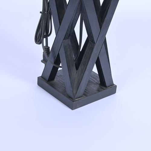 Solid Wood Table Lamp Base Natural Finish