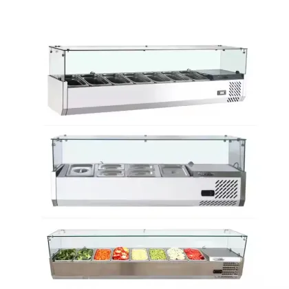 Catering Commercial Salad Bar Refrigerator