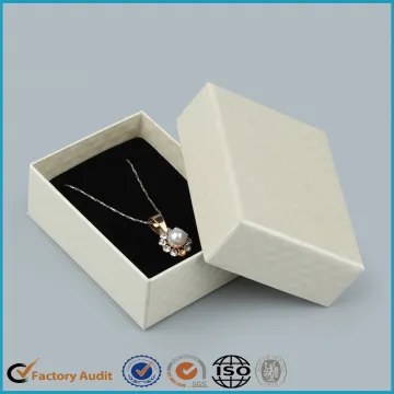 White Jewelry Packaging Box Necklace