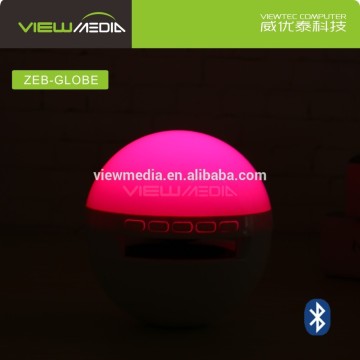 2017 trending 2016 newest products night led circle global wireless speaker with hands free call function