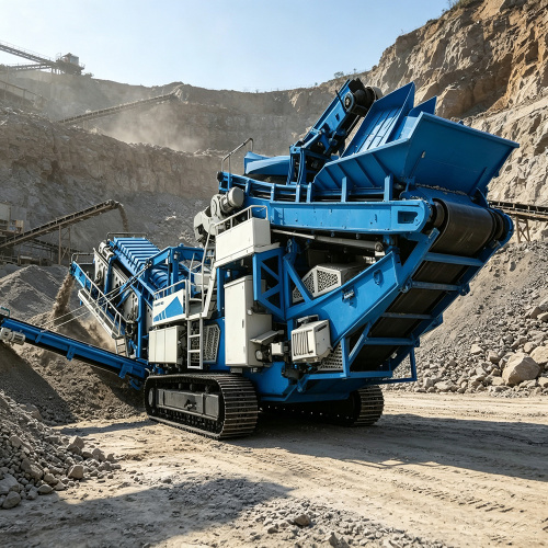 Mỏ đá cứng tổng hợp Máy nghiền hình nón bánh xích tự cấp nguồn Nhà cung cấp đồng phục cấp độ lợi nhuận cao