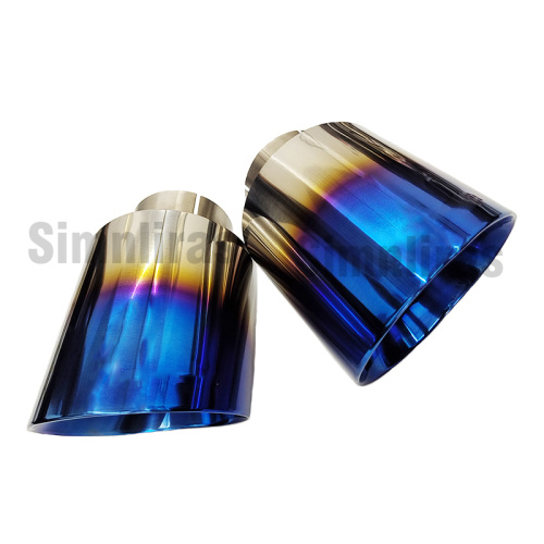 Titanauspuffanlage Toyota New Supra A90 3.0L (B58) 2020+ Burnet Blue Tipp