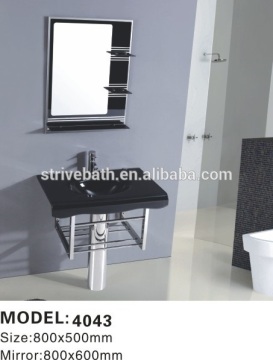 Clear Tempered Glass Sink For Bathroom