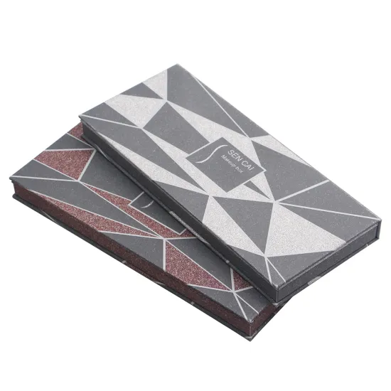 Top sale private brand printed paper eyeshadow palette