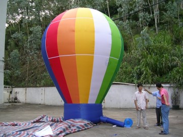 Rainbow color floating balloon