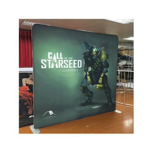 10ft 20ft Portable advertising exhibition tension fabric backdrop display booth direct manufacture
