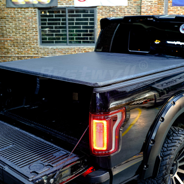 Soft Roll-Up Tonneau Cover for Ford F150 - BESTWYLL Car Pickup Truck Bed Cover