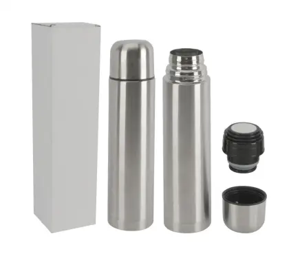 1000ML BULLET DOUBLE LAYER DOUBLE COVER THERMOS CUP