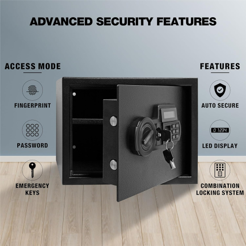 Biometric Fingerprint Safe Box WITH FINGERPRINT ACCESS