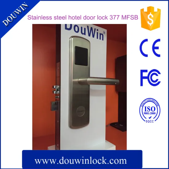 2017 new stainless steel hotel lock key card stainless steel lock