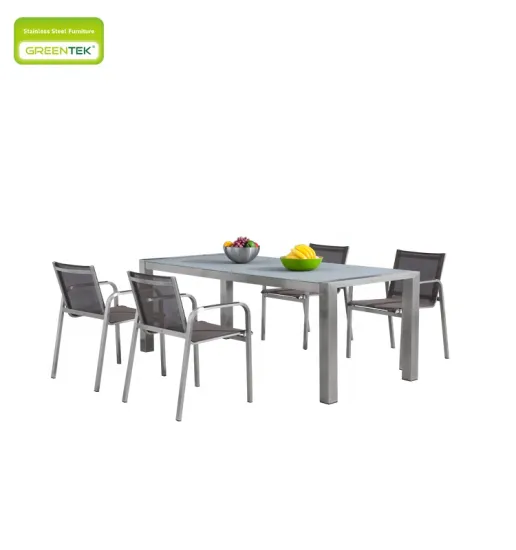 Indoor Office Tablr Dining Table Teslin Chair