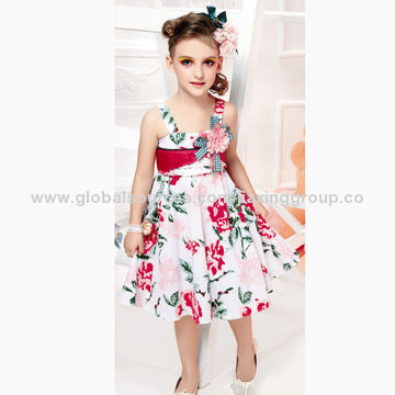 Flower Girls' Dress, Comfortable to Wear, Leisure and Breathable, Available in Various Specification