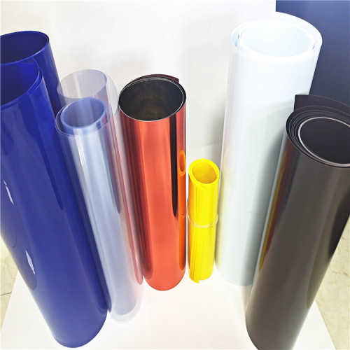 Film plastik PVC berwarna-warni