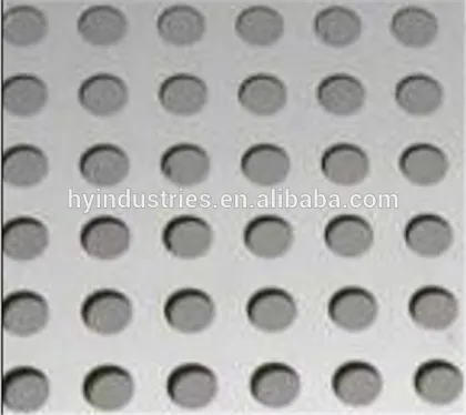 3mm decorative ceiling 6063T6 aluminum perforated panels