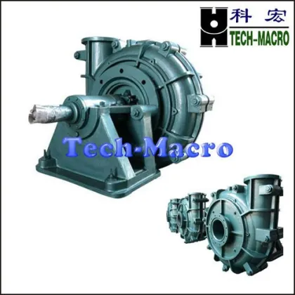 Double casing electric power slurry pump for industrial