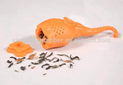 Silicone Thermostability Mr Tea Infuser Loose Tea Leaf Strainer Herbal Spice Filter Diffuser